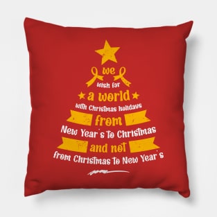 Christmas holidays Pillow