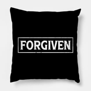 Forgiven Christian Pillow