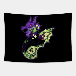 Magical Silhouettes Maleficent Tapestry