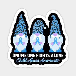 Child Abuse Prevention Awareness Month Blue Ribbon gift idea Magnet