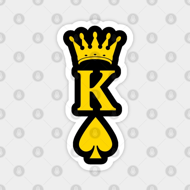 King of Spades Magnet by UrbanLifeApparel