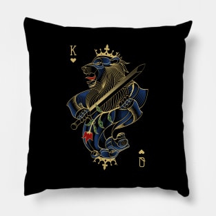 King and Queen card Pillow