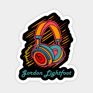 Gordon Lightfoot Exclusive Design Magnet