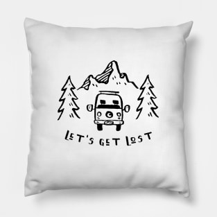 Let's Get Lost Pillow