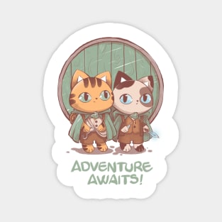 Adventure awaits! Magnet