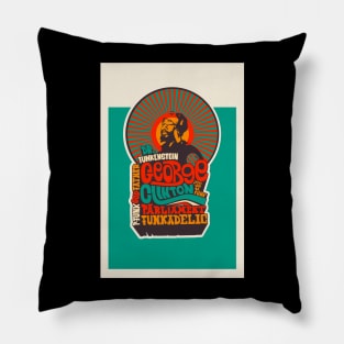 psychedelic George Clinton funk style Pillow