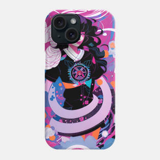 Colorful vibrant girl Phone Case