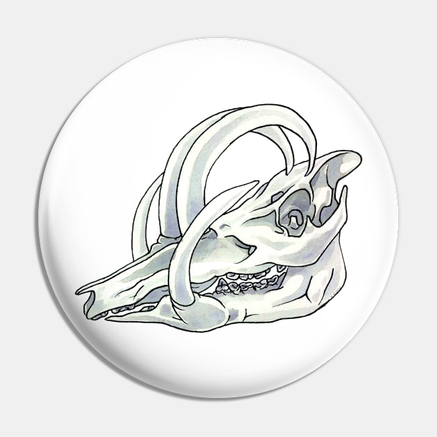 Baba Skull Pin by Munka