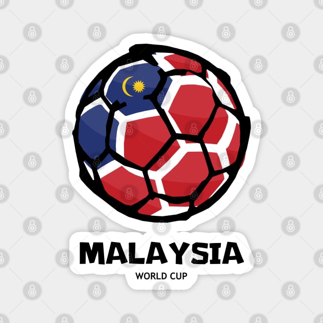 Malaysia Football Country Flag Magnet by KewaleeTee