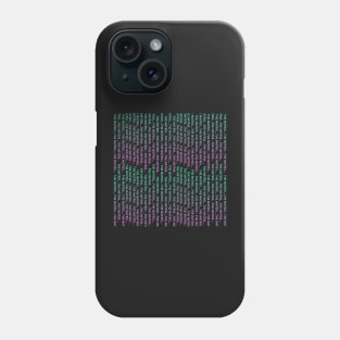 matrix circuit, core matrix Phone Case