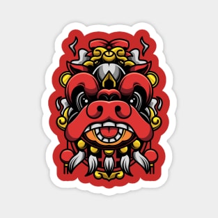 Lion Dance Magnet