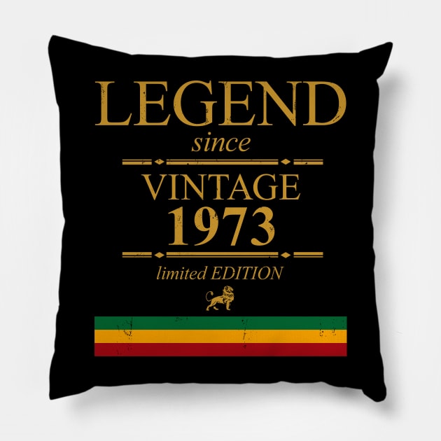 Legend Singe Vintage 1973 Pillow by marieltoigo