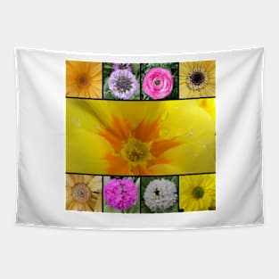 FLORAL FANTASY -JUST COLOURS Tapestry