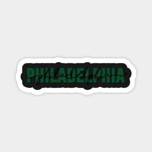Philadelphia - green Magnet