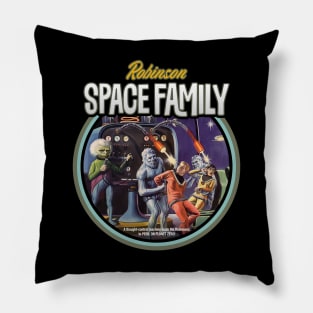 1960s Space Family Pillow