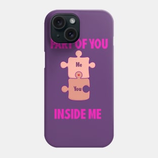 Valentine Funny Puzzle for Women Phone Case