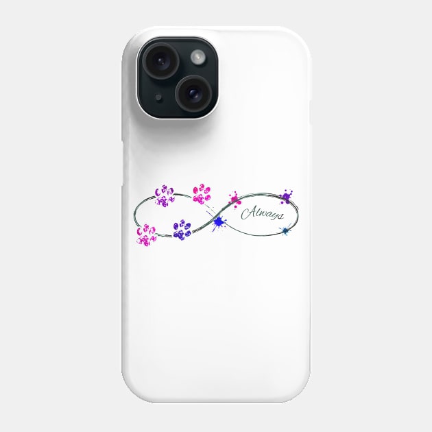 Always Dog Paws Phone Case by Ravendax