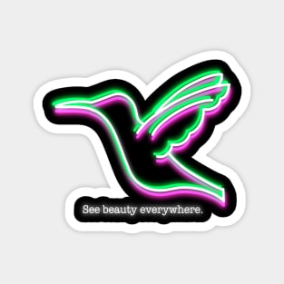 Neon - Hummingbird Magnet