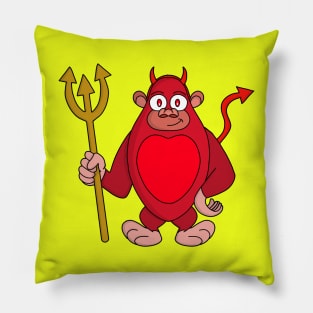 Devil Gorilla Pillow