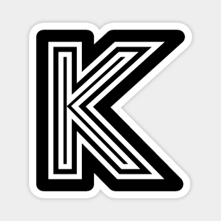 Letter K Magnet