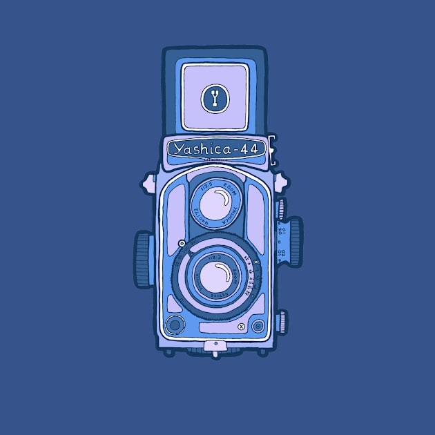 Vintage Camera blue by evannave