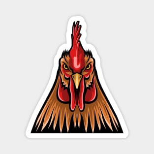 Rooster Head Magnet