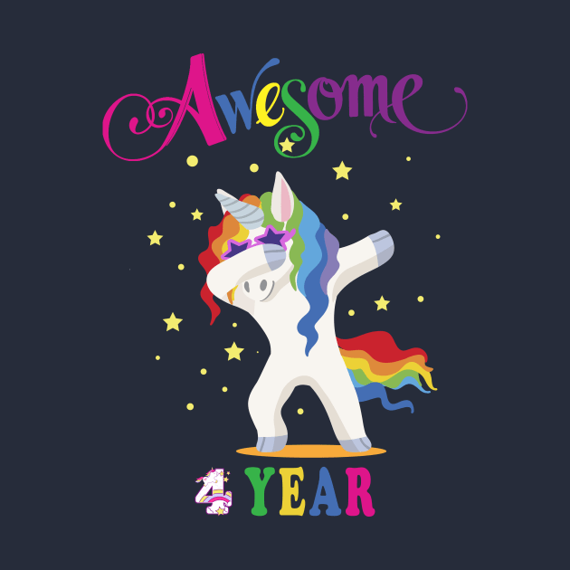 4th Birthday Unicorn by NI78