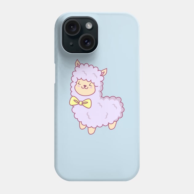 Pretty Llama Phone Case by AnishaCreations