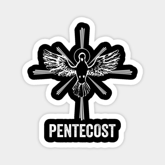 Holy Spirit Dove Praise Jesus Pentecost Magnet by Schied Tungu 