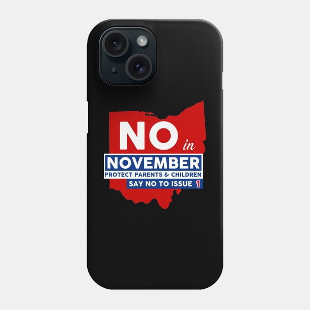 Vote NO in November Phone Case by Zimmermanr Liame