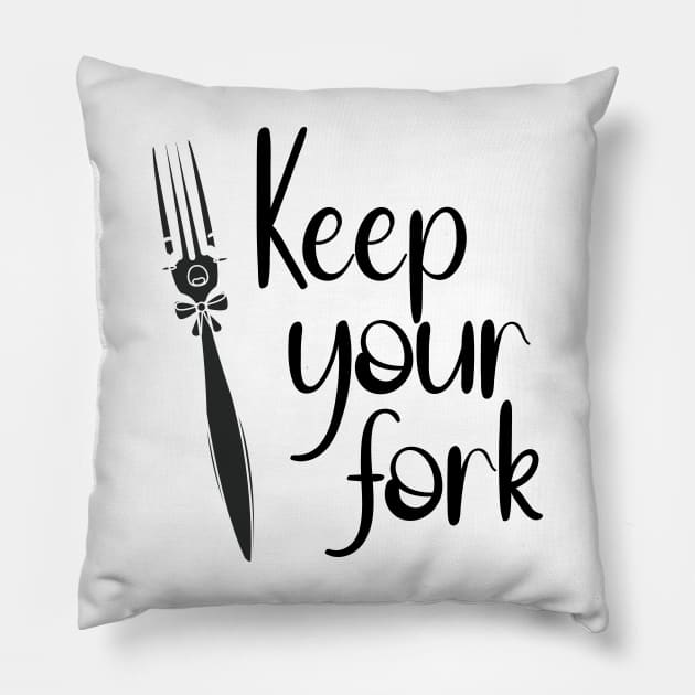 Keep your Fork Pillow by kimbo11