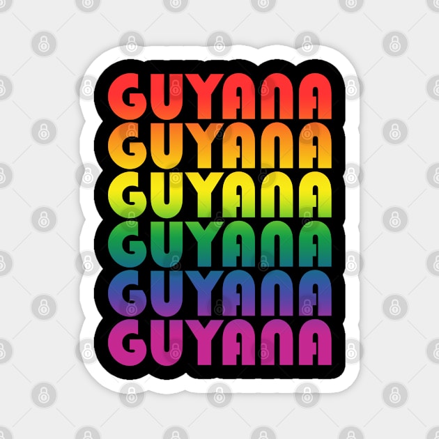 Guyana holiday.Lgbt friendly trip. Perfect present for mom mother dad father friend him or her Magnet by SerenityByAlex