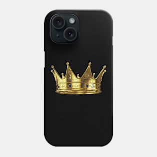 New King Crown Gold Phone Case