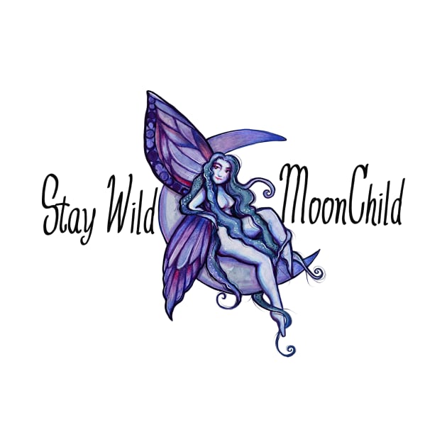 Stay Wild Moonchild Fairy by bubbsnugg