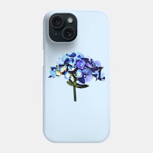 Small Blue Hydrangea Phone Case