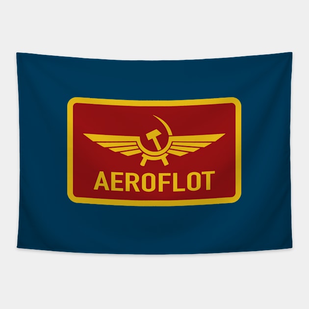 Aeroflot Tapestry by Tailgunnerstudios