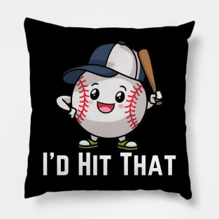 Funny Baseball Pillow