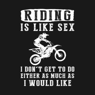 Rev Up the Fun: Dirt Biking & Desire Meet on this Tee! T-Shirt