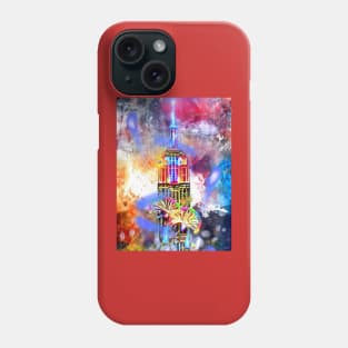 Empire State Building Painted Phone Case