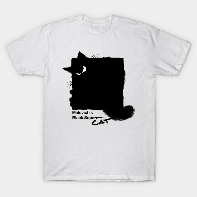 Malevich S Black Cat Black Cat T Shirt Teepublic