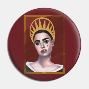 girl with a crown Pin