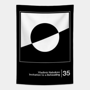 Vladimir Nabokov - Minimalist Artwork Design Tapestry