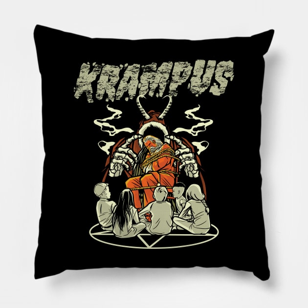 krampus Pillow by JayD World