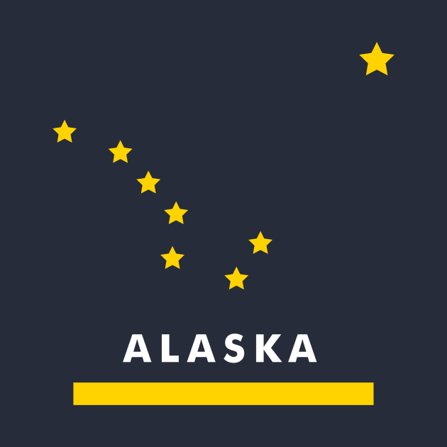 Alaska State Flag by Rebus28