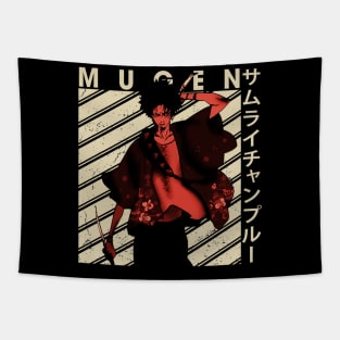 Retro Mugen Japanese Anime Tapestry