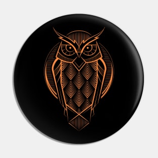 Deco Owl Pin