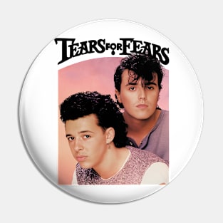 Vintage 80s Tears For Fears Pin