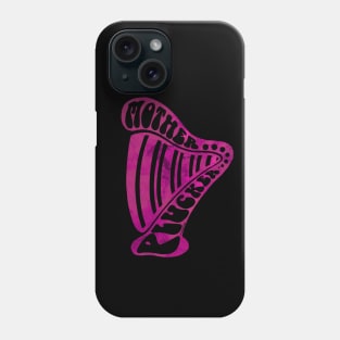 Mother Plucker Distressed Pink  Harp Phone Case