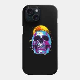 Skull retro80s Phone Case