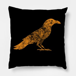 Shadow Crow Halloween Pillow